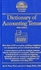 Dictionary of Accounting Terms (Barron's Dictionary of Accounting Terms)