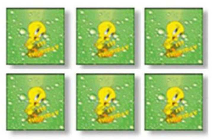 6-Piece Coaster Set Multicolour 9x9 centimeter