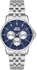 Slazenger Women's Quartz Movement Watch, Multi Function Display and Metal Strap - SL.9.6568.4.03, Silver, Silver, bracelet