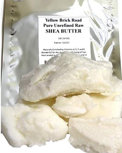 Yellow Organic Shea Butter (16oz / 1 Pound, Ivory)