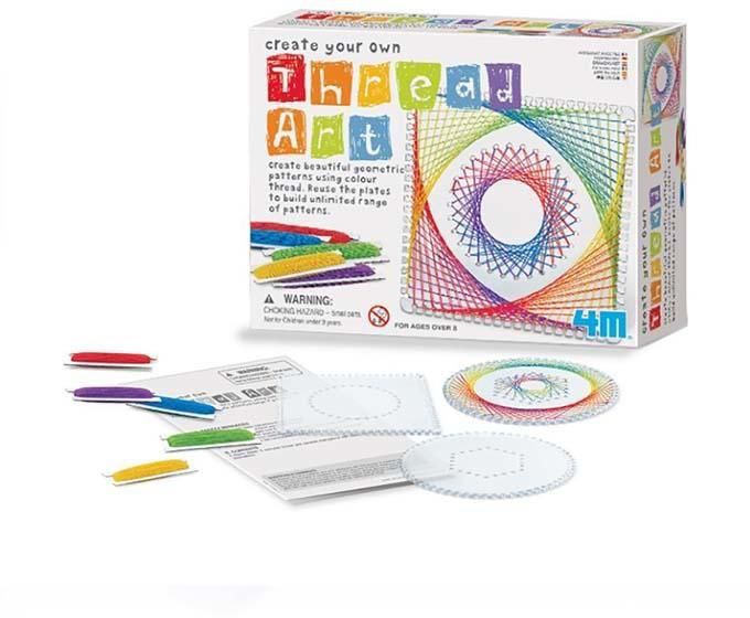 4M Create Your Own Thread Art - 2 Art Plates