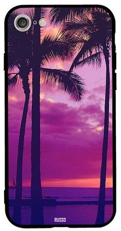 Protective Case Cover For Apple iPhone 8 Dawn At A Beach
