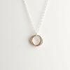 Infinity Love Knot Necklace - Tri-Metal