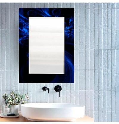 مرآة ديكور للحمام متعدد الألوان 30x40سنتيمتر