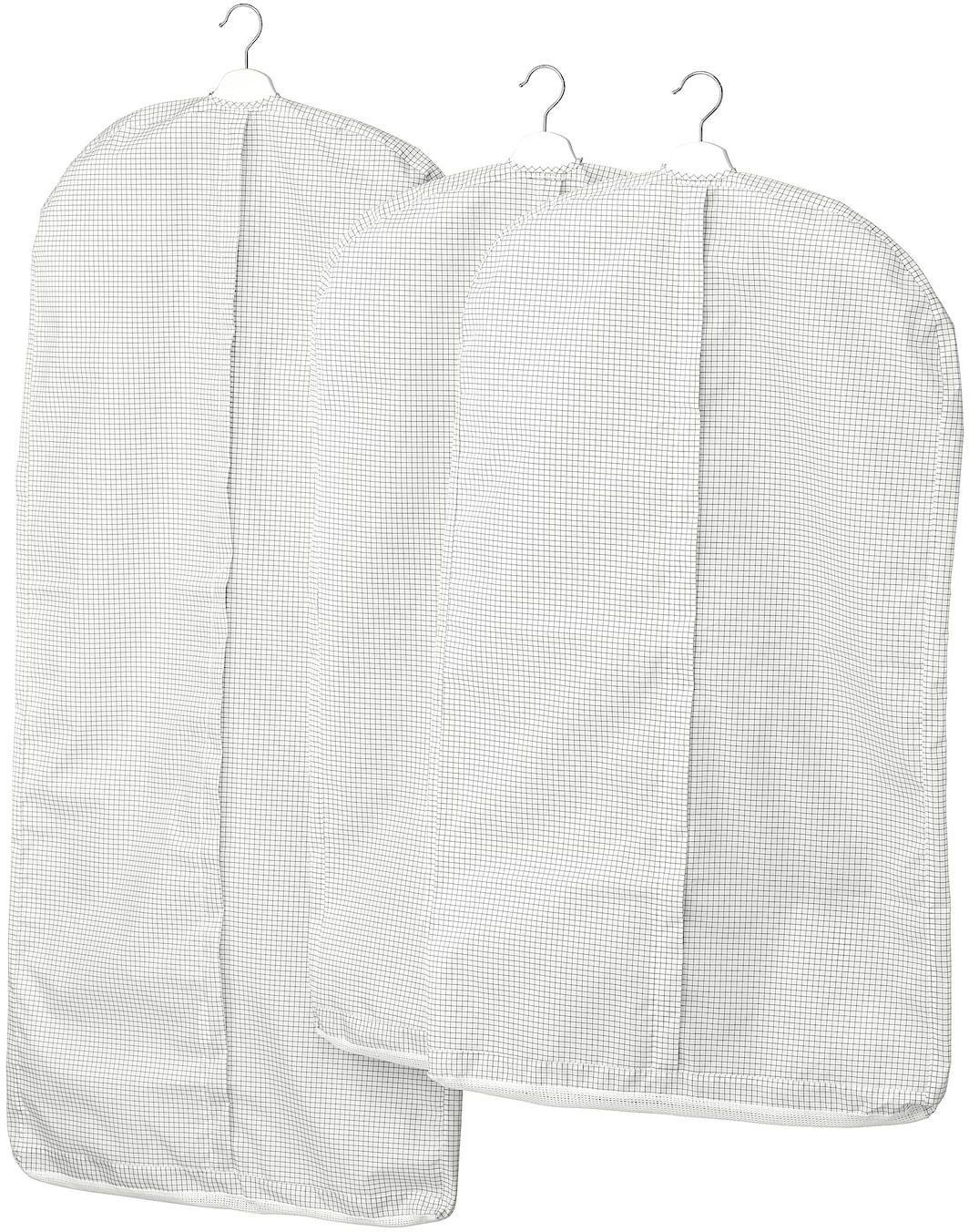 STUK Clothes cover, set of 3 - white/grey