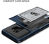 VRS Design Samsung Galaxy S9 Damda Glide Semi Automatic Card Slider Wallet cover / case - Deep Sea Blue