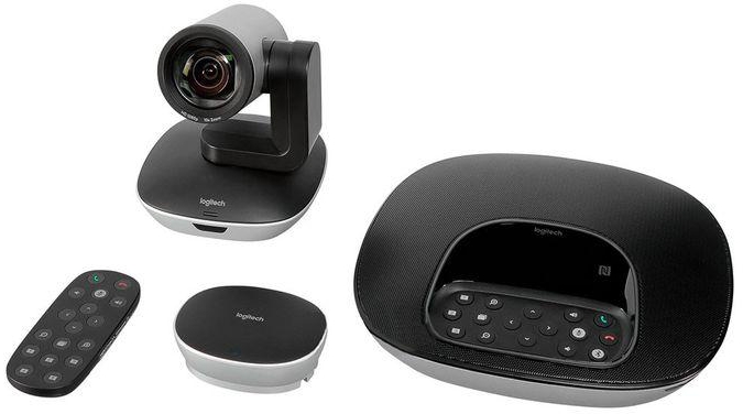 Logitech GROUP Full HD Conferencing Webcam System - Black