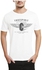 Ibrand S201 Unisex Printed T-Shirt - White, X Large