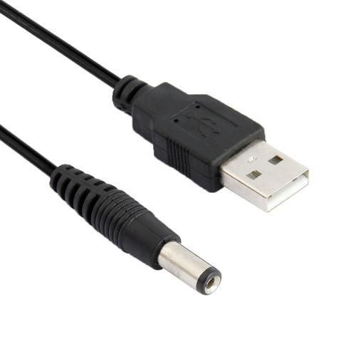 Generic USB Male to DC 5.5 x 2.1mm Power Cable, Length: 60cm