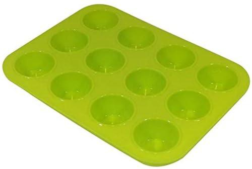 Cupcake Pan 12 MouldsWD56-SC1309 - Lime9988647_ with two years guarantee of satisfaction and quality
