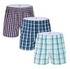 Fashion Men Boxer Shorts // 2 Pieces Of Quality Cotton Men's Checked Boxer Short SIZE M