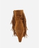 Ravin Wedged Fringed Boot - Camel