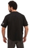 Thomas square Man Cotton Curved "NASA" Printed T-shirt- Black