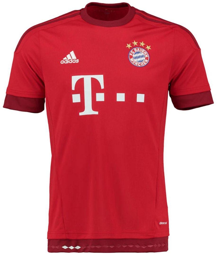 Adidas FC Bayern Home Jersey for Men - Medium, Red