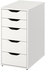 LAGKAPTEN / ALEX Desk - white anthracite/white 140x60 cm