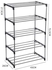 5-Layer Shoe Rack Stackable Assembly Shoe Clothes Organizer