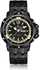 Louis Will NAVIFORCE Luxury Military Watches Men Quartz Analog 3D Face Full Steel Clock Man Sports Watch Army Watch Relogio Masculino (Black&Yellow)