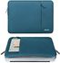 MOSISO Laptop Sleeve Bag Compatible with MacBook Air/Pro Retina, 13-13.3 inch Notebook,Compatible with MacBook Pro 14 inch 2021 2022 M1 Pro/Max A2442,Polyester Vertical Case with Pocket, Deep Teal