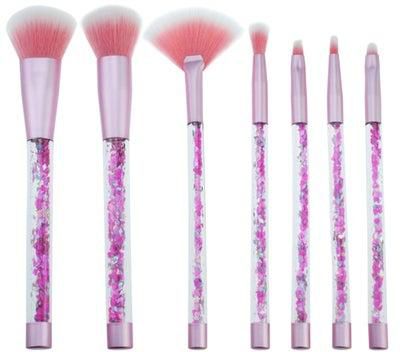 7-Piece Face Makeup Brush Set Multicolour