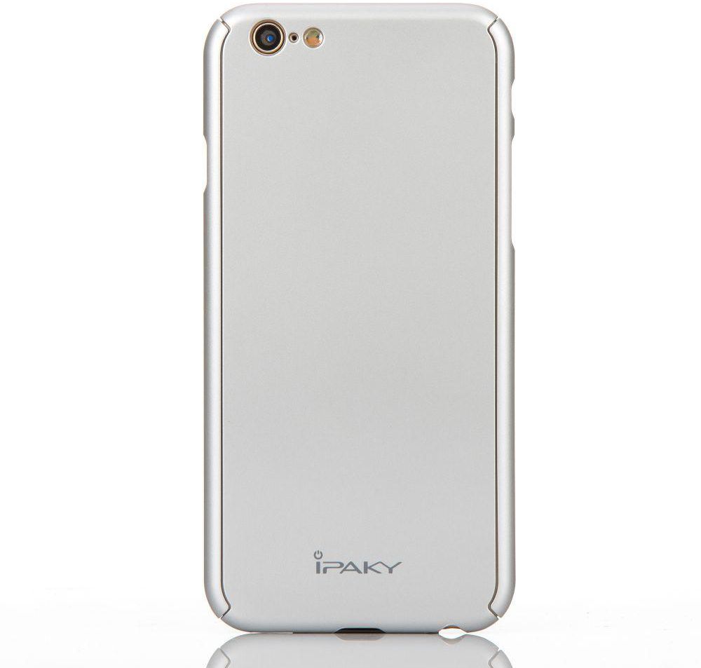 iPhone 6/6s Plus - iPaky 360 Full Protection Cover with Glass Screen Protector – Silver