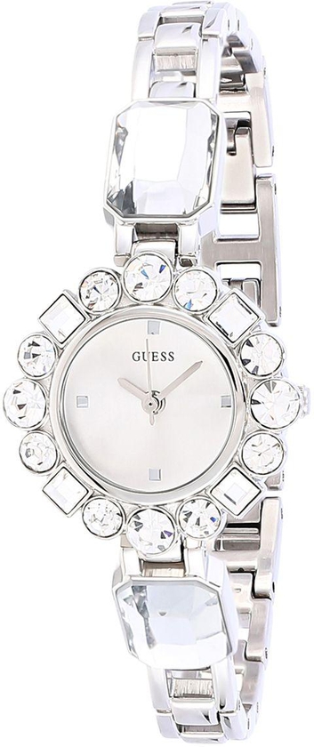 Guess Women's Silver Dial Stainless Steel Band Watch - W0701L1