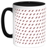 Points Printed Coffee Mug Black/White 11ounce