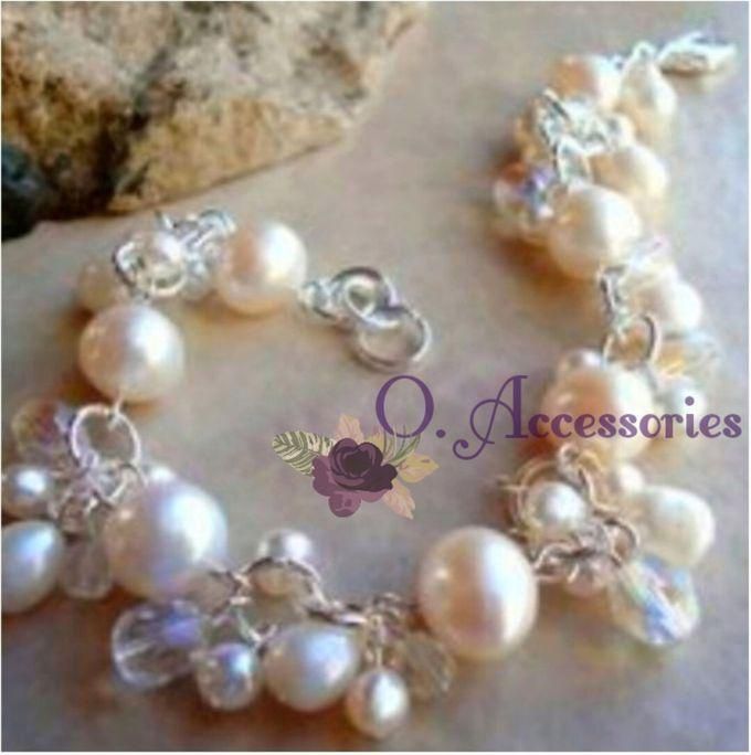O Accessories Bracelet White Pearl _crystal Transparent