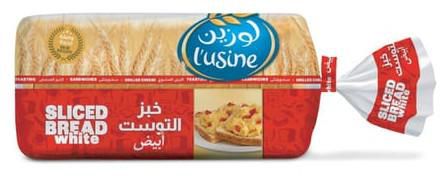 Lusine White Sliced Bread 600g