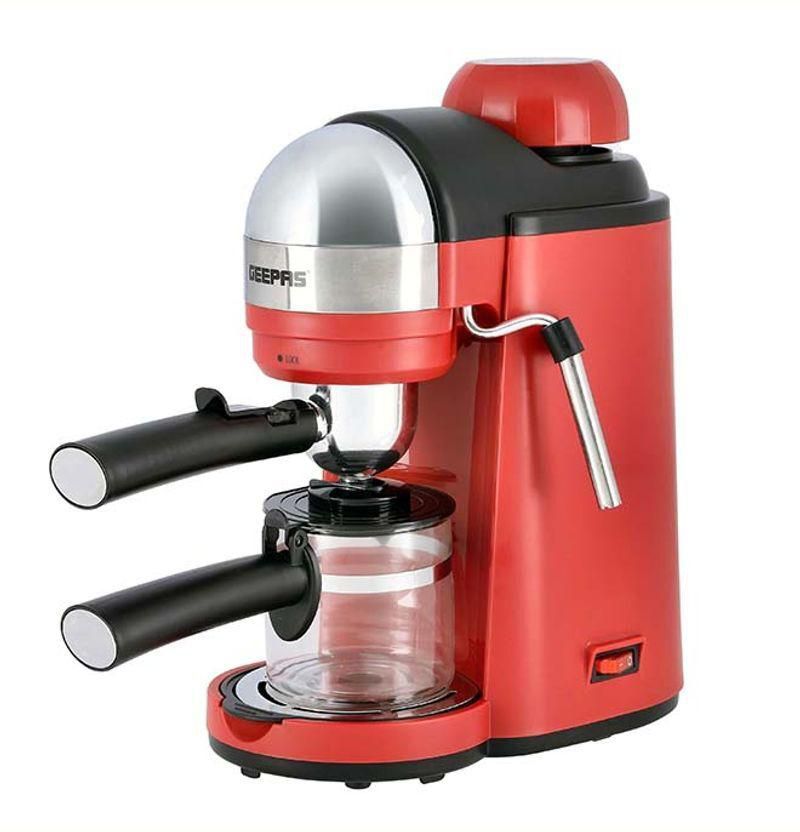 Geepas Espresso Coffee Maker 0.24 L 800 KW Gcm41513 Red