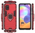 Cover For Samsung Galaxy A31 iron man with metal ring -Red