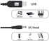 كيبل طاقة USB بتيار مستمر 5 فولت الى 12 فولت، كيبل مزود طاقة USB مع مقبس تيار مستمر 5.5 × 2.1 ملم لمروحة إضاءة LED ومكبرات الصوت (1 متر)، لباور بنك