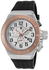Swiss Legend Trimix Diver Men's White Dial Silicone Band Watch - SL-13844-02-RB-BLK