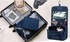 Portable Waterproof Cosmetic Makeup Toiletry Travel Hanging Organizer Storage Bag Pouch - Navy Blue