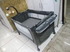 Foldable Baby Playpen, Baby Bed, Baby Crib - Travel Baby Cot-Grey