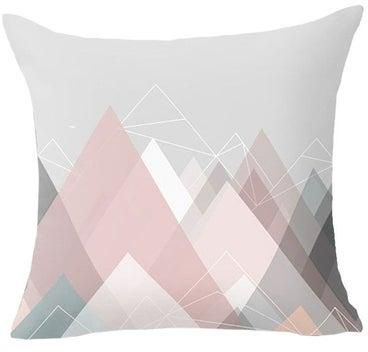 Graphic Geometric Pattern Throw Pillow Case Cushion Cover Multicolour 45 x 45cm
