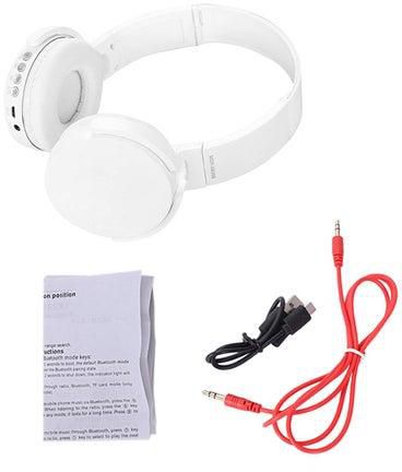 350BT Bluetooth Over-Ear Headphones With Charging And Audio Cable White