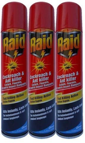 Raid Insecticide - Cockroach and Ant Killer -- 3 Cans (300ml) price from  jumia in Nigeria - Yaoota!