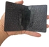 Bamm Card Wallet Natural Leather Black