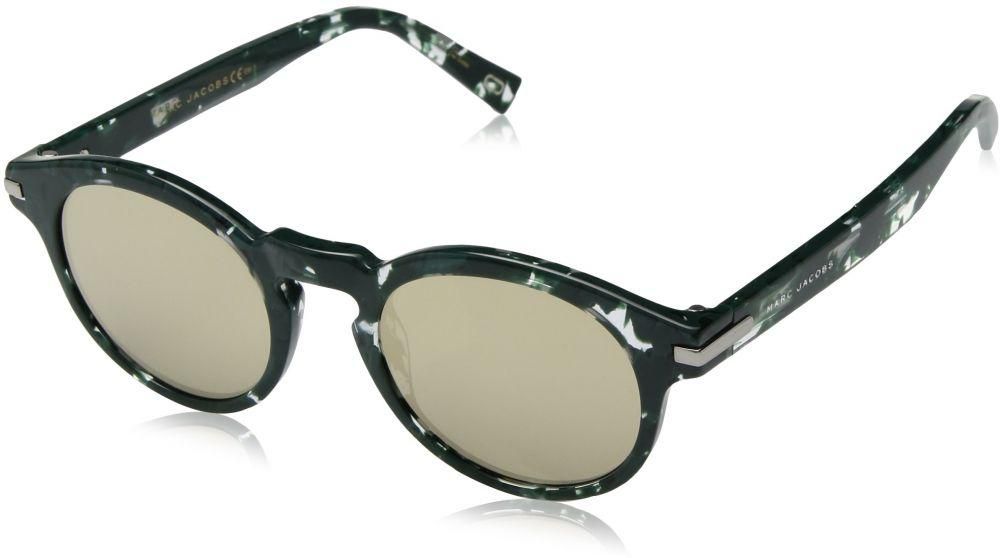 Marc Jacobs Round Sunglasses for Men - Green Lens