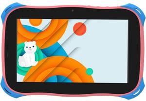 تابلت جي تاب F1 للأطفال بشاشة 7 بوصة، يدعم الواي فاي وشبكة 4G مع ذاكرة داخلية 32 جيجا وذاكرة عشوائية 2 جيجا، لون وردي