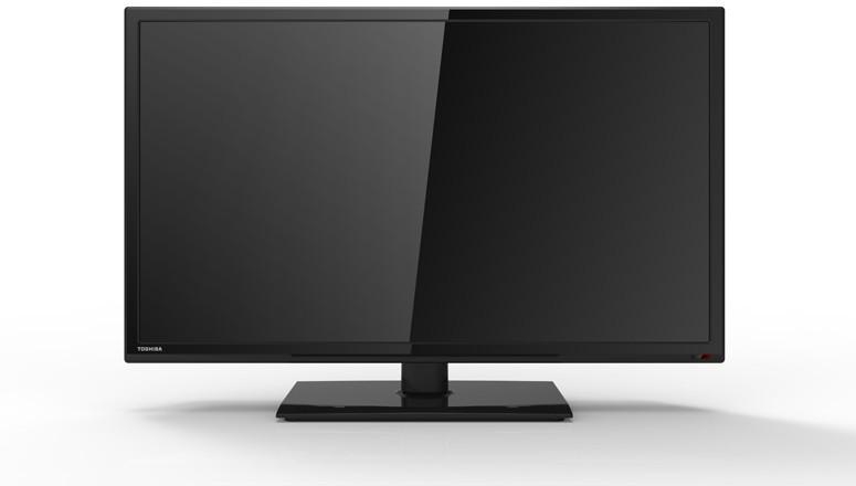 Toshiba LED TV 24 Inch HD with 1 USB Movie and 1 HDMI 24S2510EA