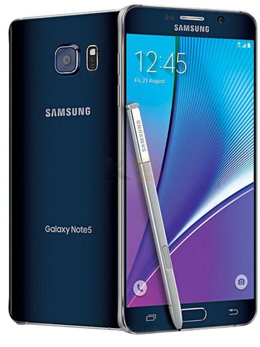 Samsung Galaxy Note 5 - N920C (5.7'' Screen, 4GB RAM, 32GB Internal, 4G LTE) Black Smartphone