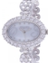 ساعة هيلوسيا صناعة سويسرية بيضاء للنساء بسوار من الستانلس ستيل - 76120110