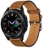 Genuine Leather Replacement Band for Samsung Galaxy Watch4 42/46mm Brown