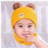 Fashion Baby Hat And Scarf Set Age 1 And 8 Years-Yellow