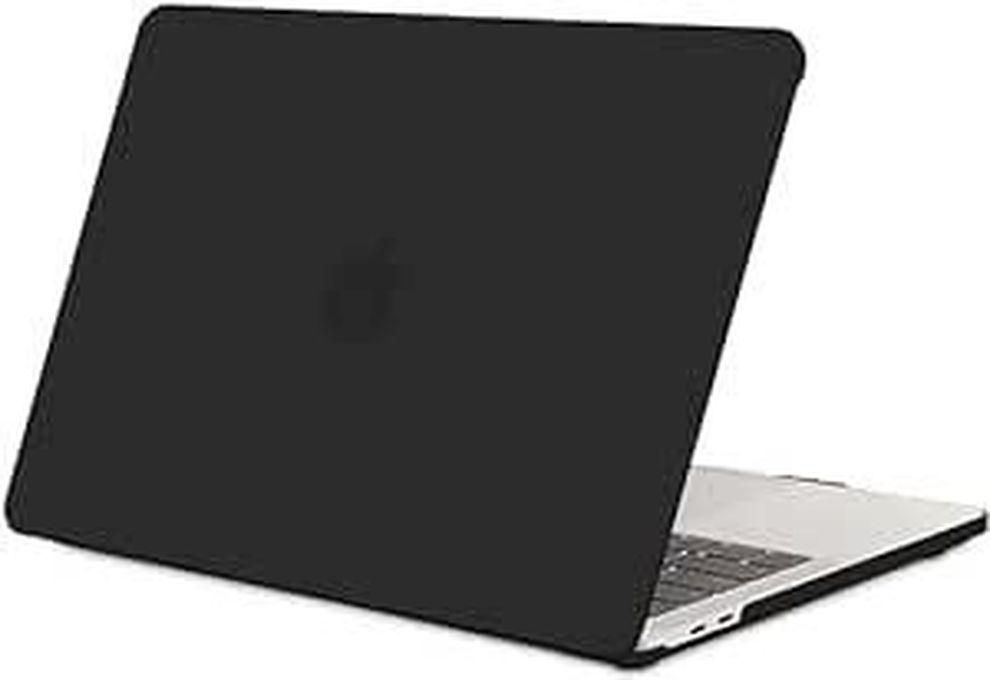 المتجر التالي متوافق مع حافظة MacBook Pro 14 بوصة 2023 2022 2021 غطاء حماية بلاستيكي لجهاز MacBook Pro الجديد 14 بوصة M2 M1 Pro/Max Model A2779 A2442 (أسود)