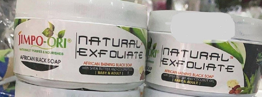 Jimpo Ori Jimpo-Ori Natural Exfoliate African Black Soap X2