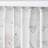 PUSSMUN Curtains, 1 pair - white/multicolour 145x300 cm