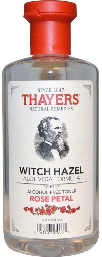 Thayers Alcohol-Free Witch Hazel with Organic Aloe Vera Formula Toner, Rose Petal