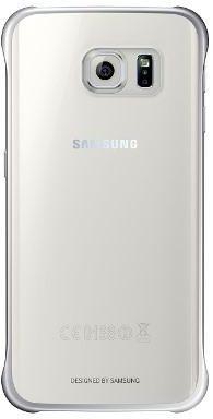 Samsung Clear Cover for Galaxy S6 Edge, Silver - ACSGHEFQG925BSEGWW
